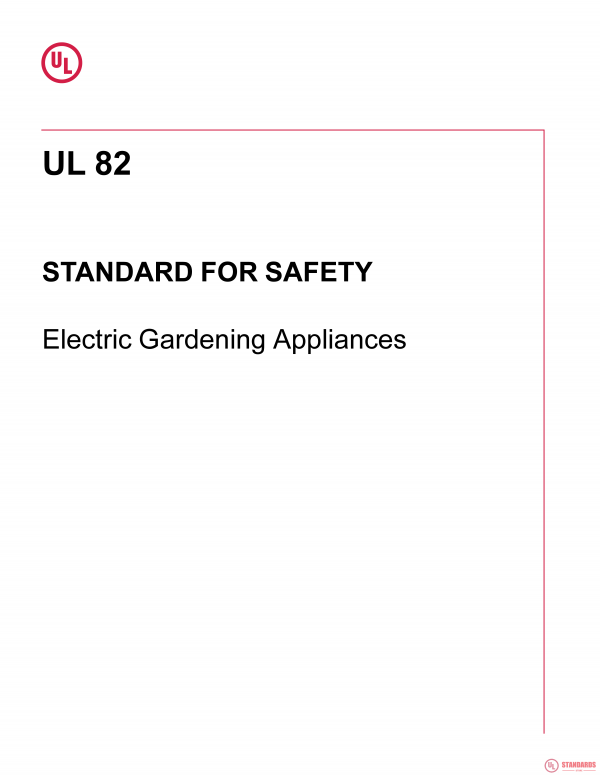 UL 82 PDF UL 82 PDF